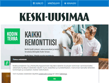 Tablet Screenshot of keski-uusimaa.fi